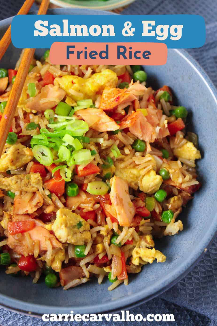 Salmon Egg Fried Rice
