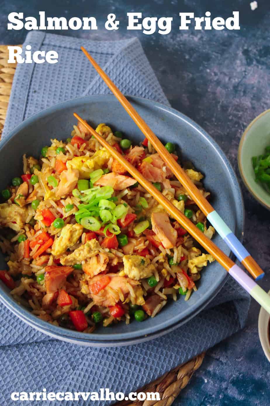 Salmon Egg Fried Rice