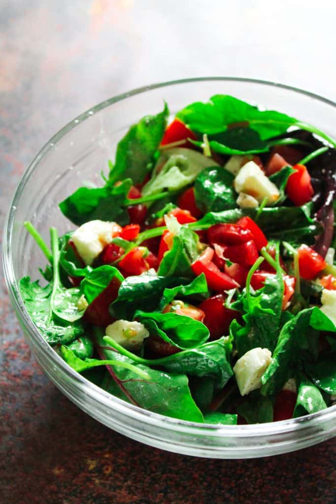 tomato and mozzarella salad 