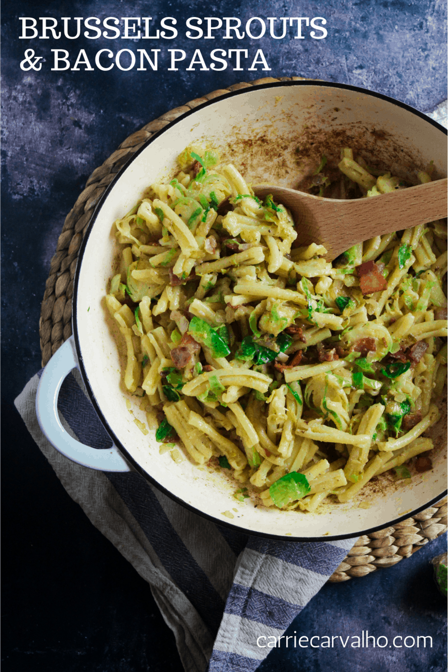 Brussels Sprouts and Bacon Carbonara