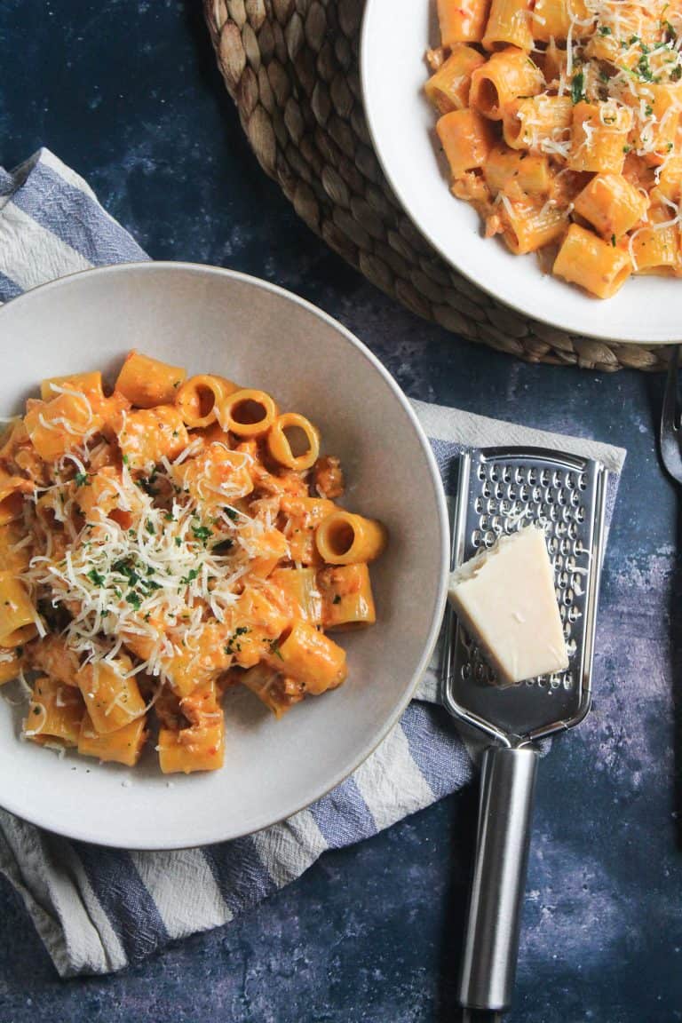 Vodka Pasta with Sausage