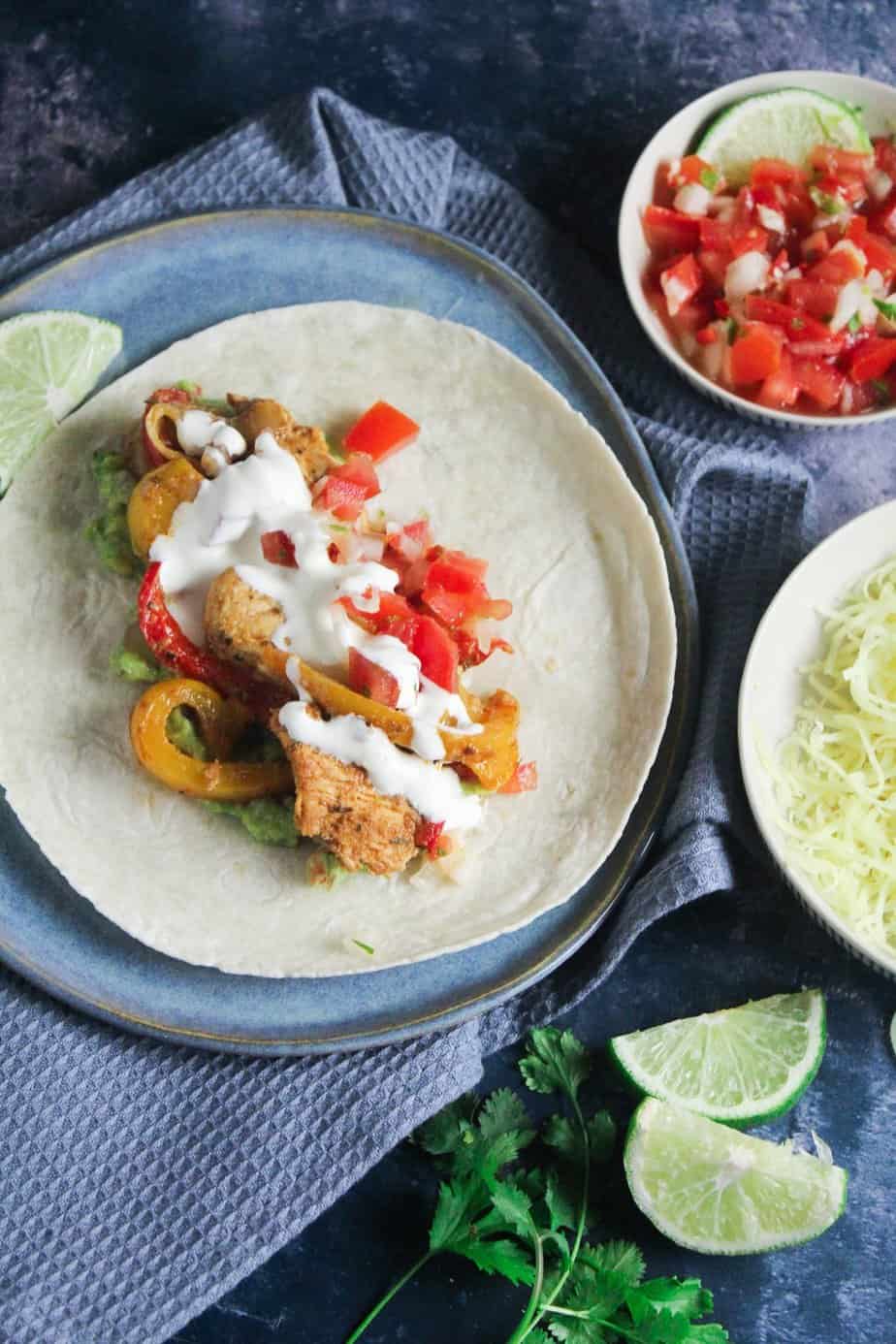 Easy Chicken Fajitas with Homemade Seasoning