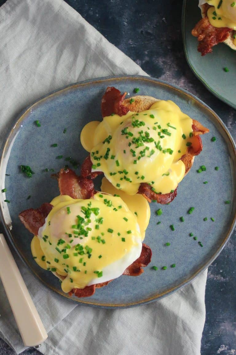 Easy Eggs Benedict with Quick Hollandaise