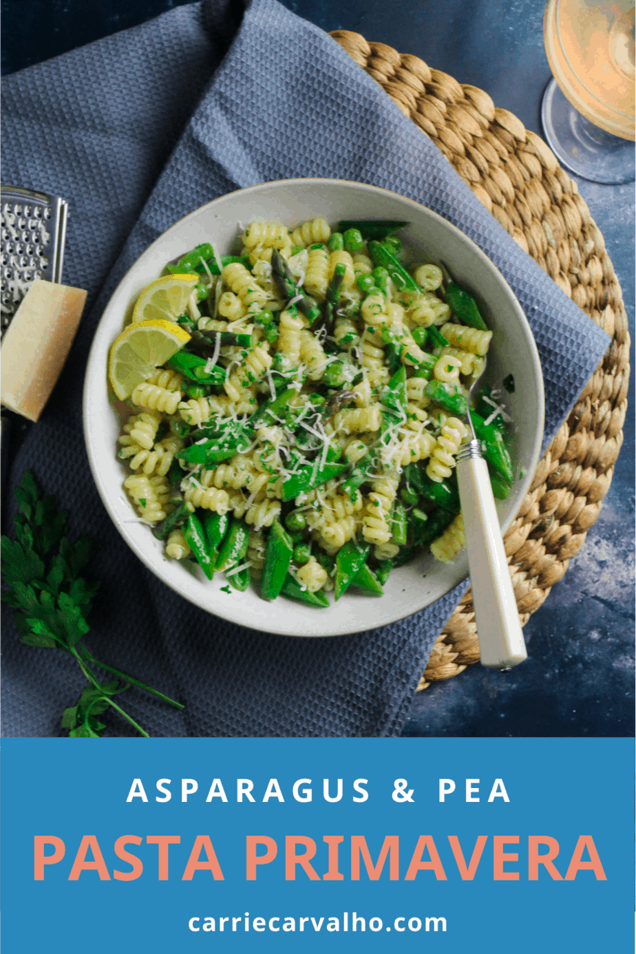 Pasta Primavera with Peas and Asparagus