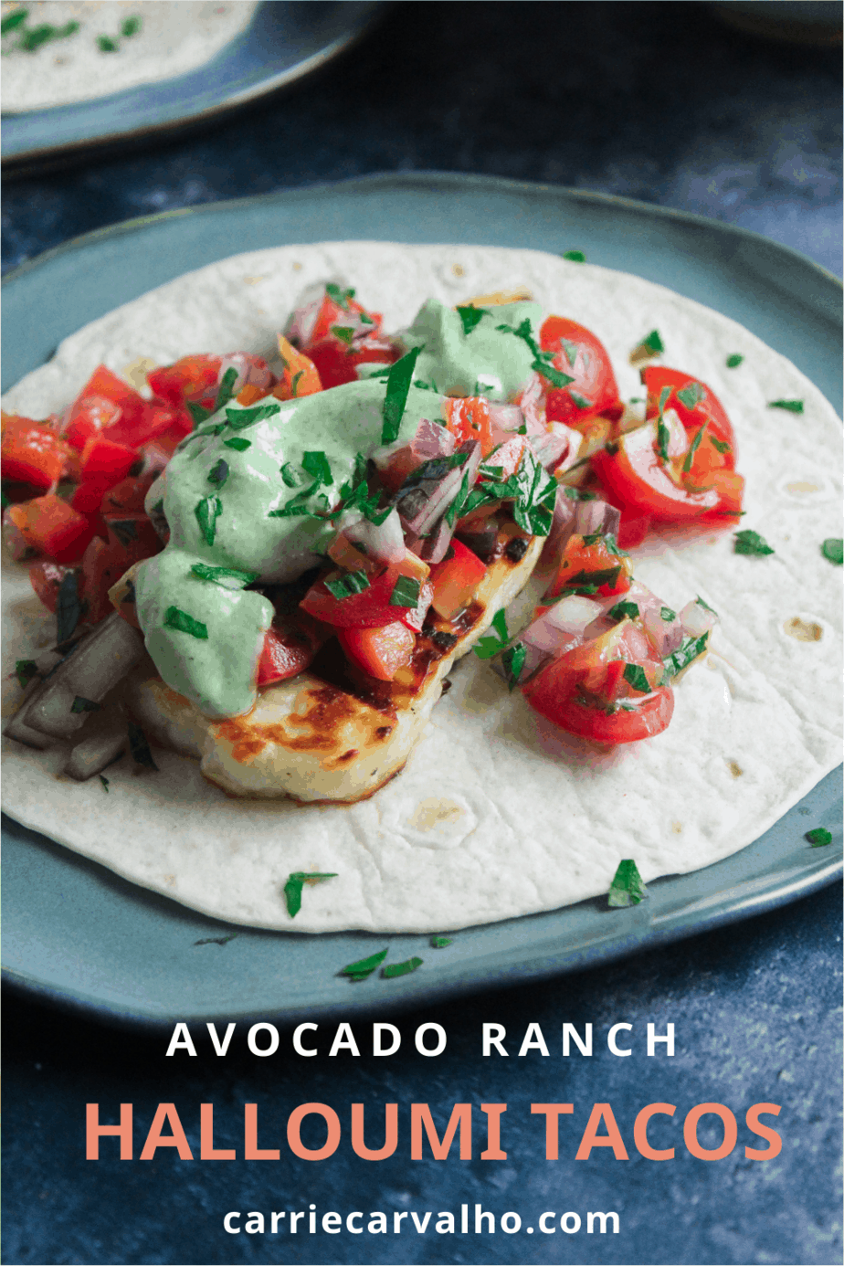 Halloumi Tacos with Avocado Ranch