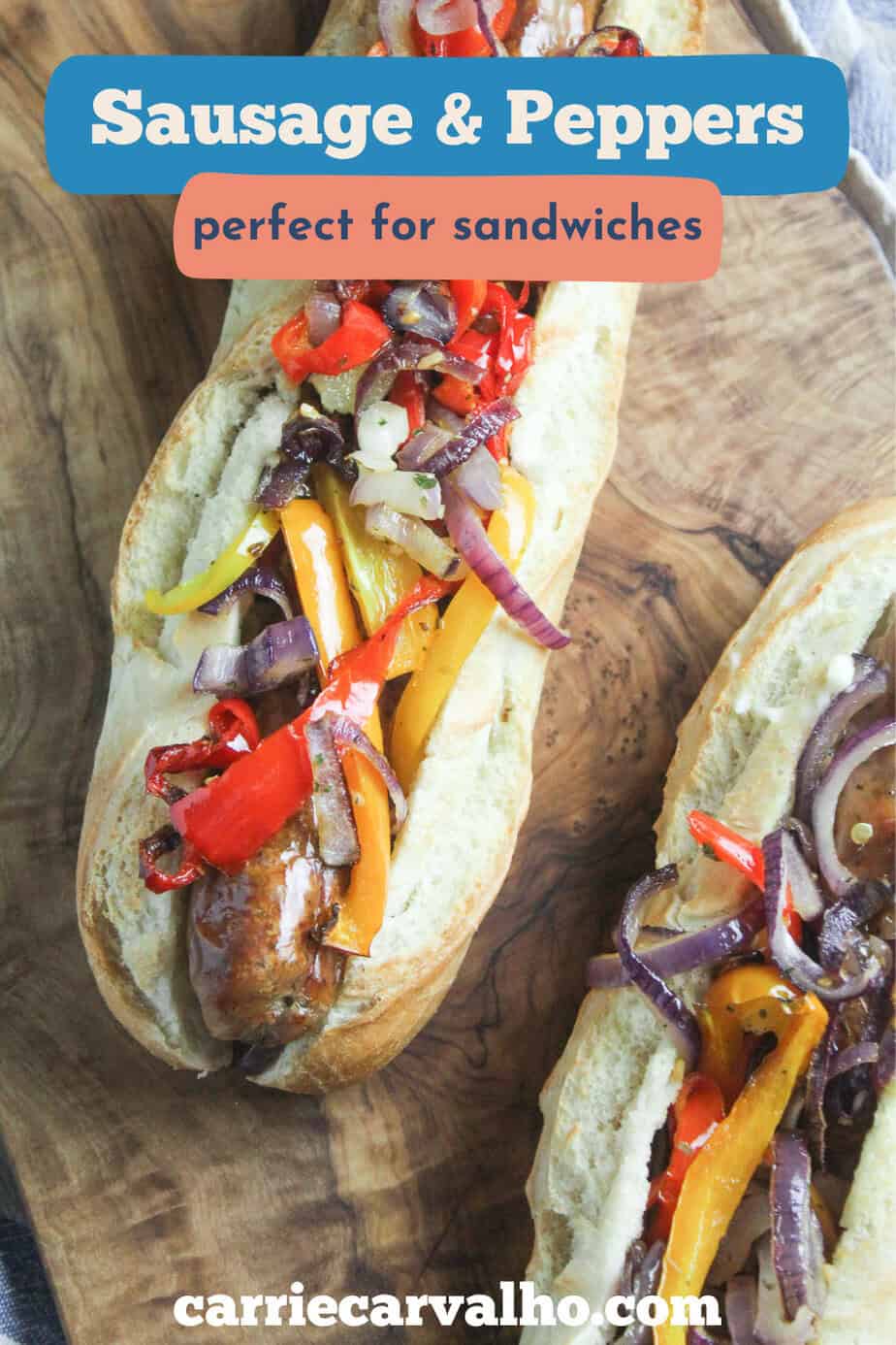 Easy Sausage and Peppers Traybake (Perfect for Sausage Sandwiches)