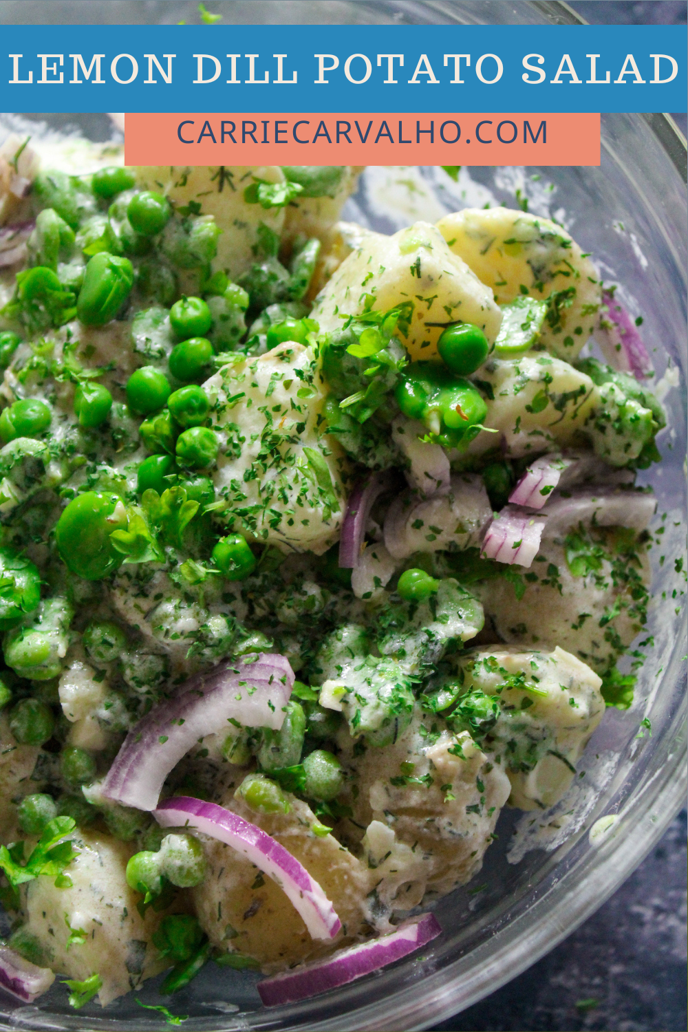 Lemon Dill Potato Salad with Peas and Broad Beans