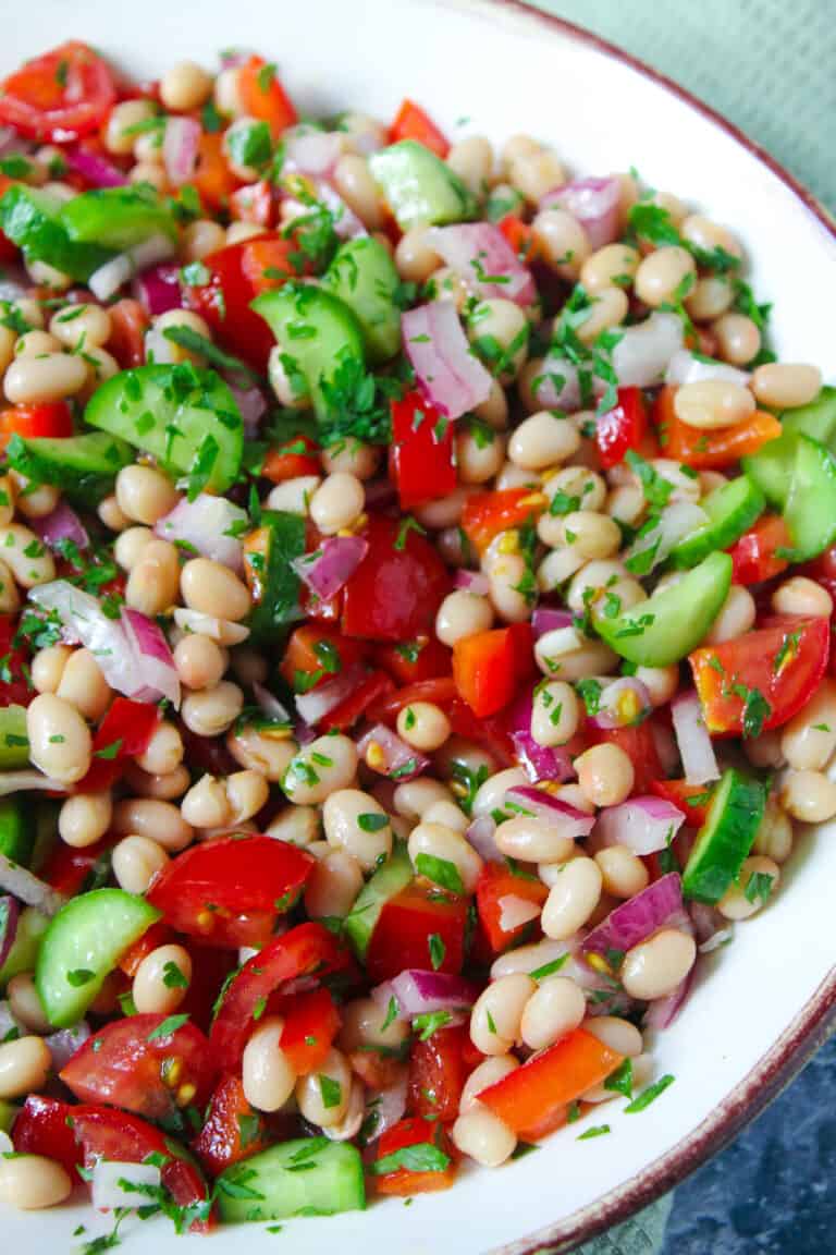 Mediterranean White Bean Salad