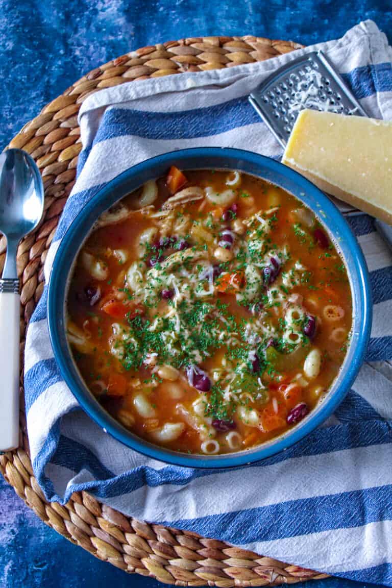 Chicken Minestrone Soup Carrie's Kitchen
