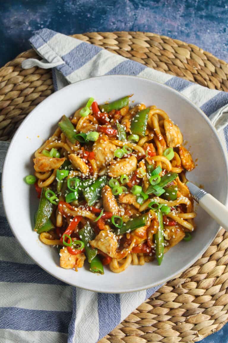 Chilli Garlic Chicken Noodles
