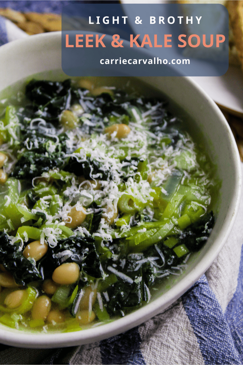 Leek and Kale Soup with White Beans