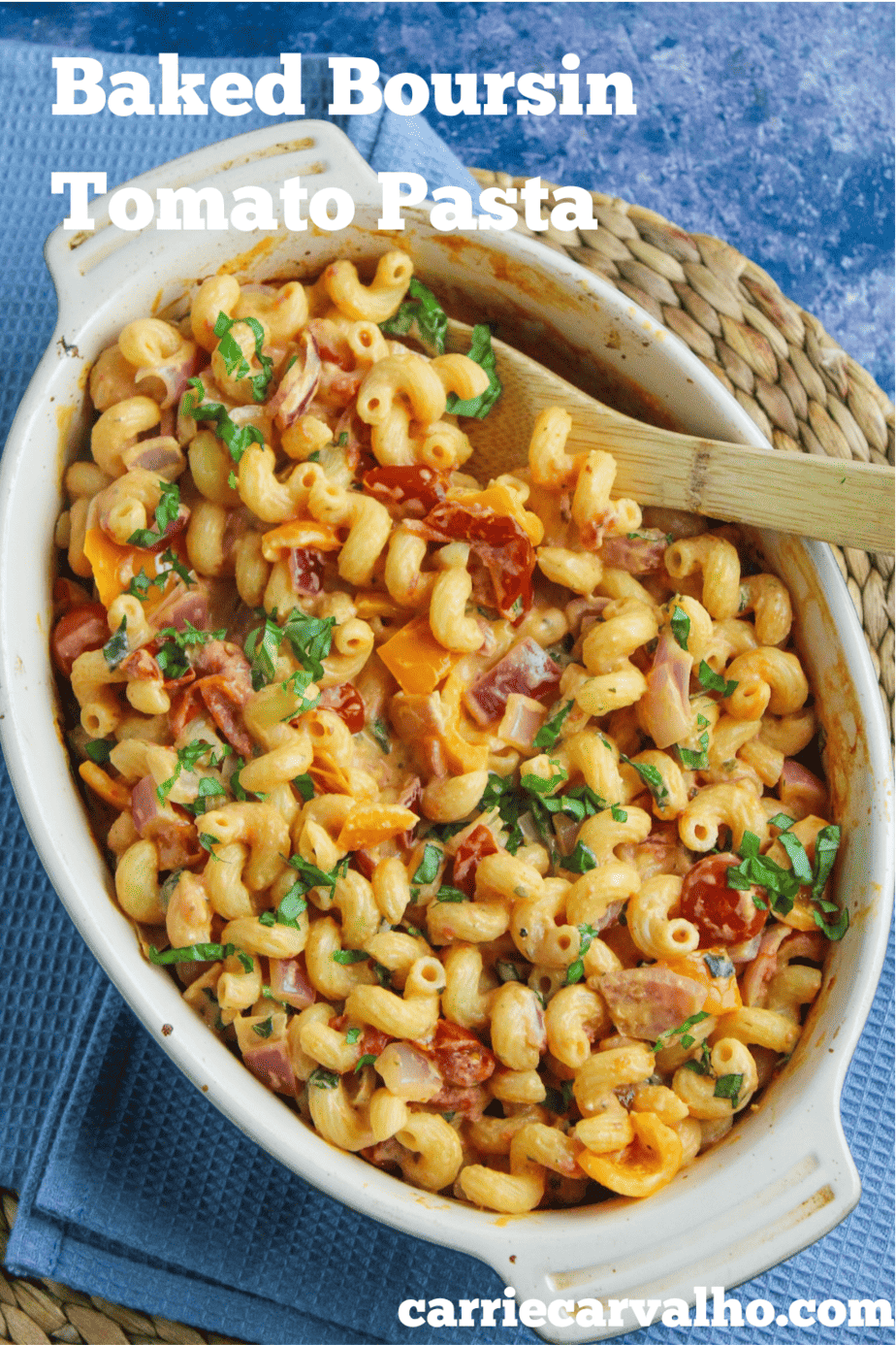 Baked Boursin Tomato Pasta