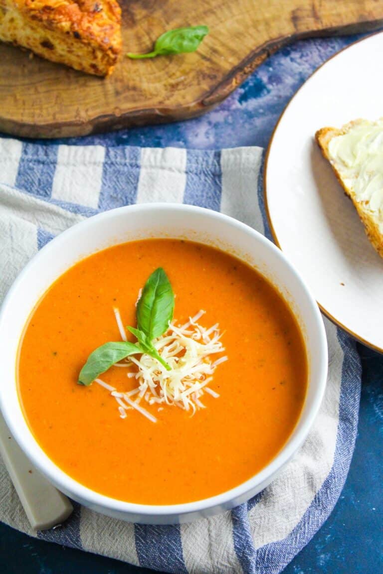 Roasted Pepper and Gouda Soup