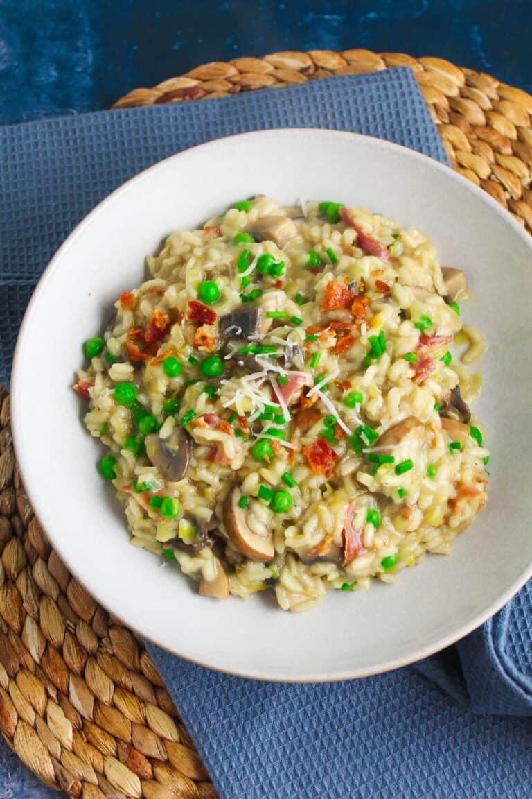 Bacon and Mushroom Risotto