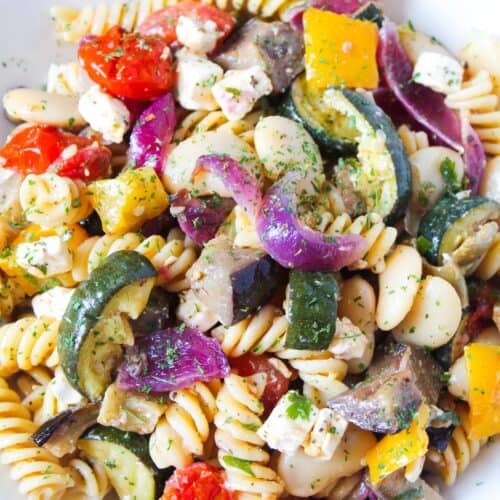Roast Vegetable Pasta Salad