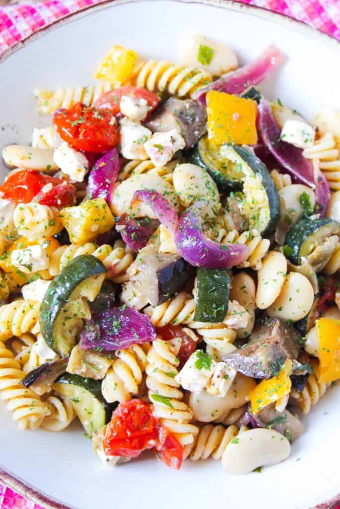 Roast Vegetable Pasta Salad