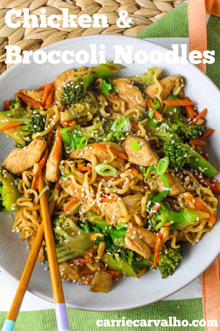 Chicken and Broccoli Noodles | Easy Family-Friendly Stir Fry