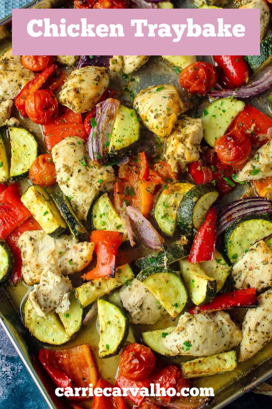 Italian Chicken Traybake (Easy One Pan Dinner)