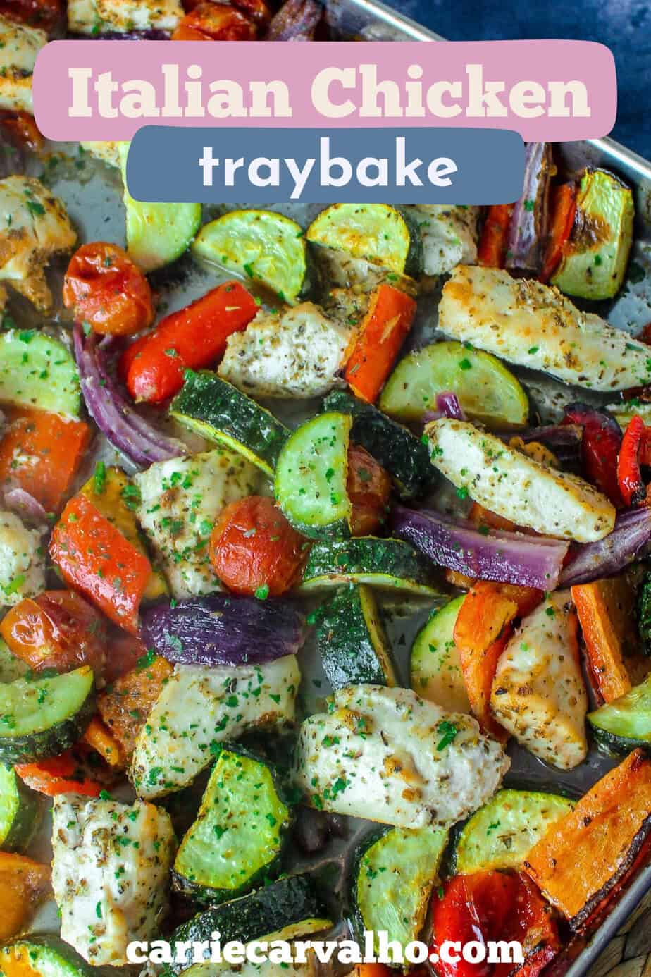Italian Chicken Traybake (Easy One Pan Dinner)