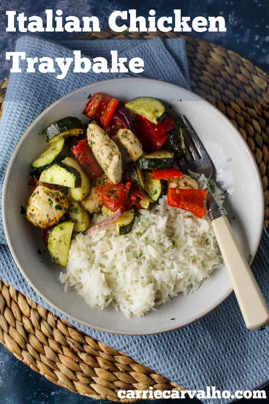 Italian Chicken Traybake (Easy One Pan Dinner)