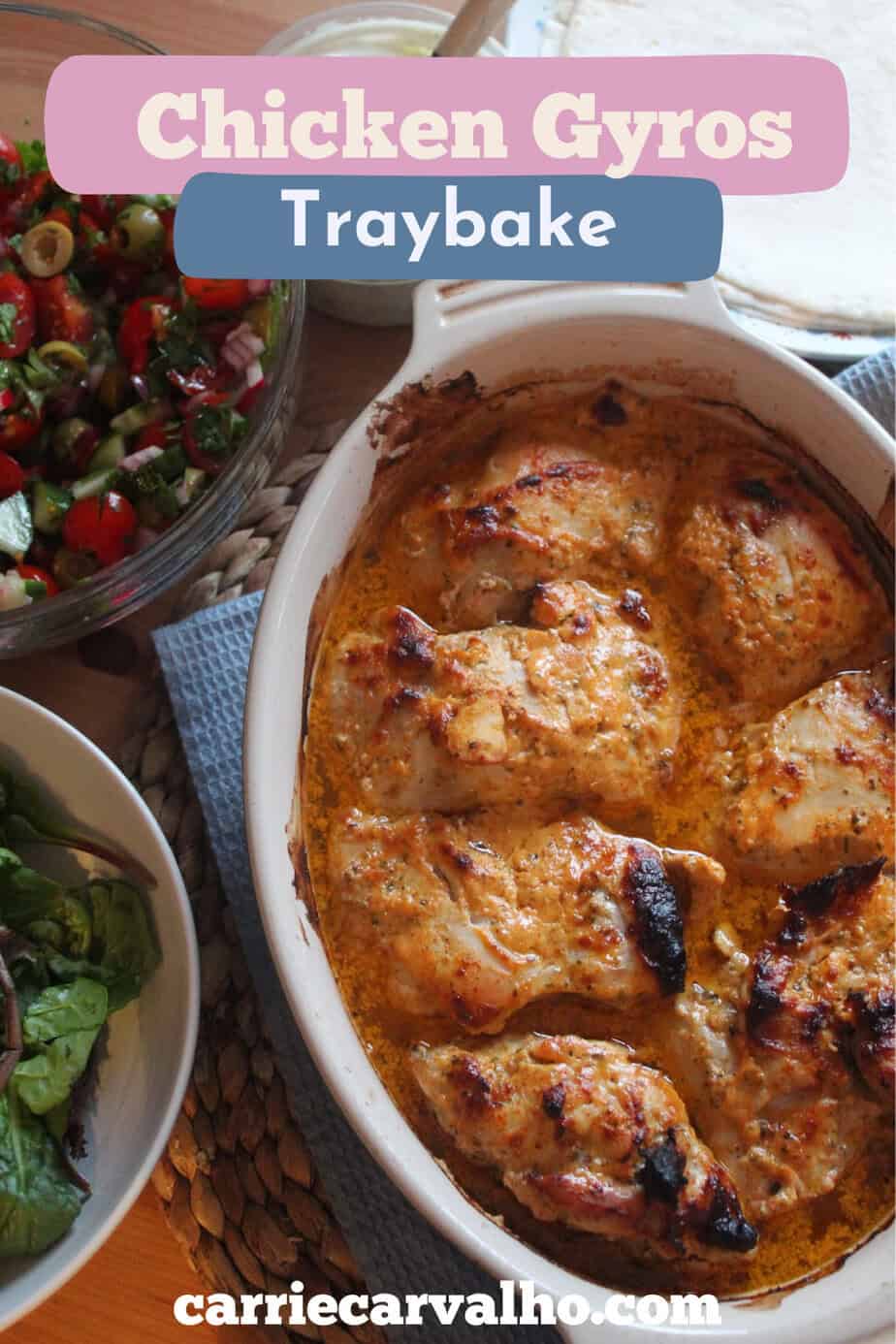 Chicken Gyros Traybake
