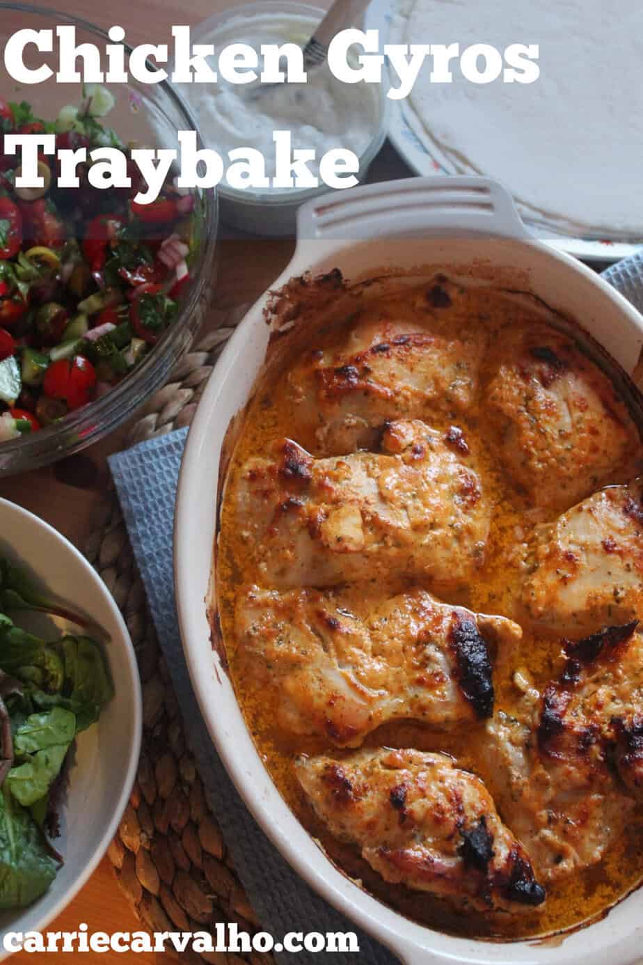 Chicken Gyros Traybake